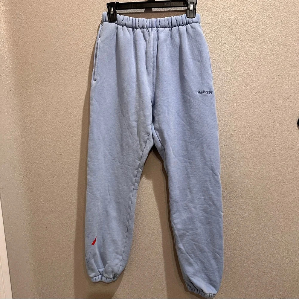 Madhappy Womens Size M Blue Joggers Sweatpants Elastic Waist Pull On